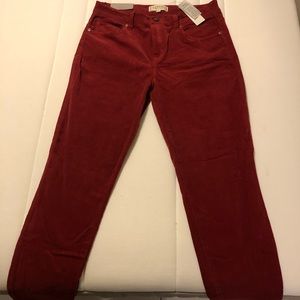 Harper Heritage Mid-Rise Skinny Corduroy Pants